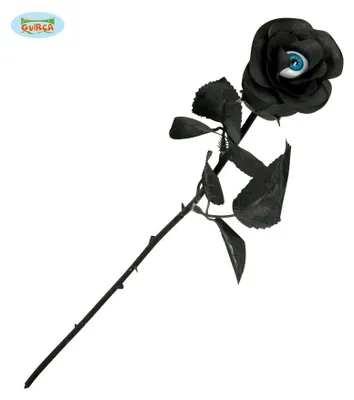 Produktbild von Zierkissen mit Rose und Auge Motiv, 45 cm