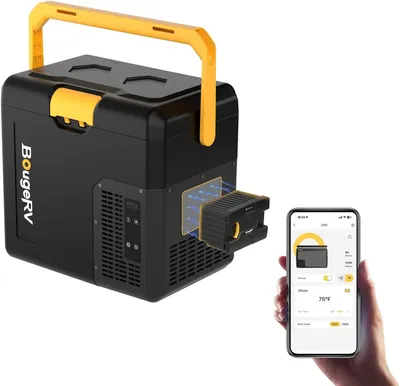 Immagine prodotto di Compressore per frigorifero portatile - Frigorifero portatile - Frigorifero per auto - Frigorifero da campeggio - Congelatore portatile