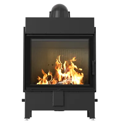 Immagine prodotto di Caminetto in acciaio KRATKI LUCY 15 kW Ø 200 nero thermotec