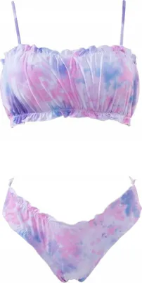 Obrázek produktu pro Dvoudílné plavky bikiny bandeau kalhotky plavky pláž bazén  S
