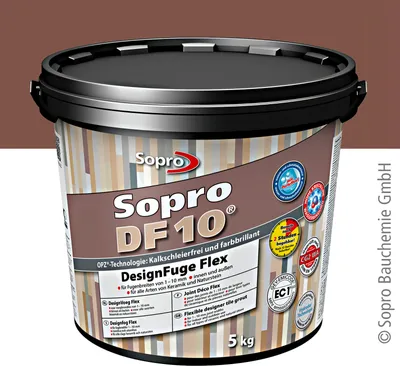 Produktbild von Sopro DesignFuge Flex DF 10 Kastanie 50 5kg Eimer