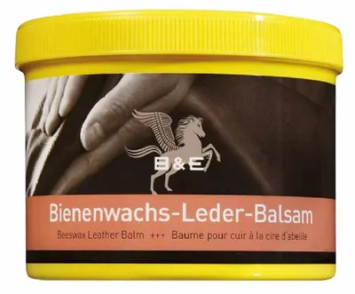 Produktbild von B & E Bienenwachs Leder Balsam 500 ml Lederfett Lederreiniger, für Schuhe…