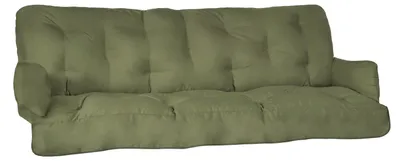 Produktbild von Beautissu Sitzkissen für Hollywoodschaukel Flair HS, 180x50x8cm, Olivegrün