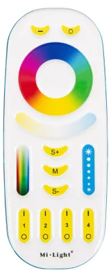 Produktbild von MiBoxer RGB+CCT 4-Zonen Touch-Fernbedienung 2.4GHz