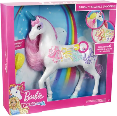 Produktbild von Barbie Dreamtopia Regenbogen-Königreich Einhorn. GFH60