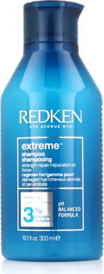 Produktbild von Redken Extreme Strengthening Shampoo, Frauen, Professionell, Shampoo, beschädigtes Haar, Alle Farben, 300 ml