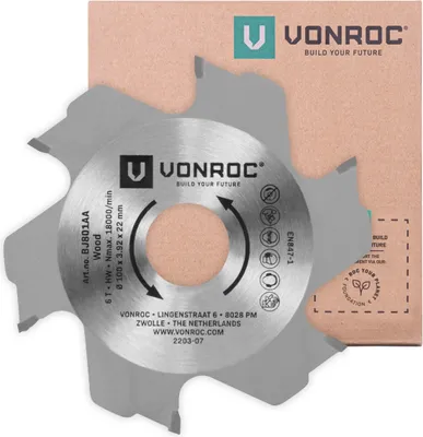 Produktbild von Vonroc Flachdübelfräserklinge | für  Flachdübelfräse BJ501AC und universelle