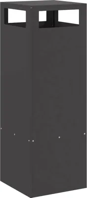 Produktbild von vidaXL Feuerstelle Schwarz 35 x 35 x 100 cm Stahl