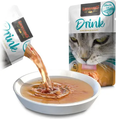 Produktbild von LEONARDO Drink and Care Atlantic cod Katzendrink Katze