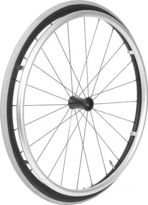 Produktbild von Rollstuhlrad FabaCare Storm, Antriebsrad für Rollstuhl, Ersatzrad für Gelände, bis 75 kg, Kugellager 12 mm