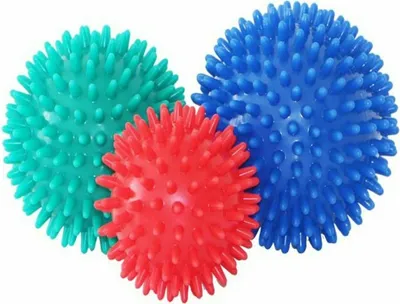 Produktbild von 3er Set Massagebälle - 7 cm + 8 cm + 9 cm Massageball | Faszienball Triggerpunkt Verspannungen lockern