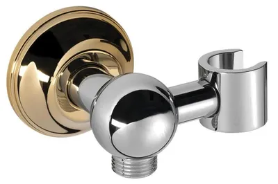 Produktbild von ANTEA Duschanschluss mit Brausehalter, Chrom/Gold