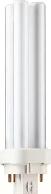 Produktbild von Philips Leuchtrohr G 24q 4 Pin 1200lm 18 Watt 144mm neutralweiß, 18 W, 8000 h, 1200 lm, Kaltweiße