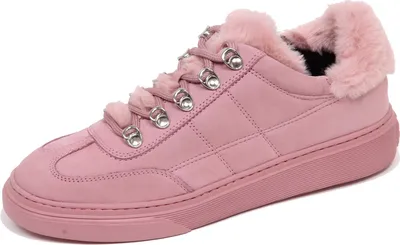 Produktbild von F7110 Sneaker donna rosa HOGAN H365 Leder/Eco Pelz Innenschuh Frau