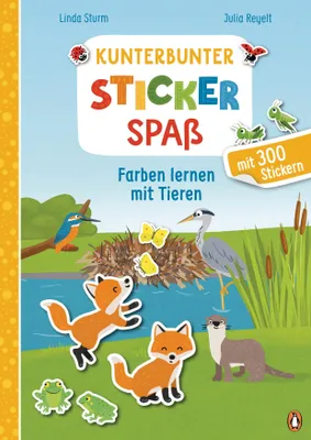 Produktbild von Kunterbunter Stickerspaß - Farben lernen mit Tieren