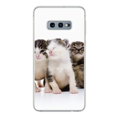 Produktbild von MuchoWow® Handyhülle Schutzhülle Hülle für Samsung Galaxy S10e Katze - Haustiere - Fell - Porträt Silikon Softcase Handy Hülle - Handy