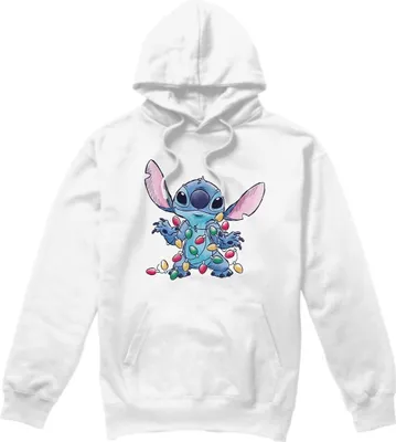 Obrázok produktu pre Lilo & Stitch - Mikina s kapucňou pre mužov TV4552 (S) (Biela)