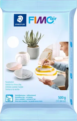 Produktbild von Fimo Staedtler - Modelliermasse Fimo Air 500 Gramm weiß | 12 Stück