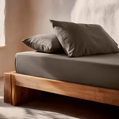 Obrázok produktu pre GAMUSI – Vlnené plachty – 120 x 200 x 30 cm – Tmavosivá – 100% bavlna (144 TC) – Pružná