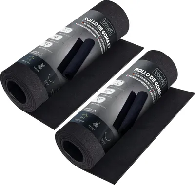 Productafbeelding van Zwarte EVA foam vellen 5 mm, set van 2 rollen, 150 x 32 cm voor knutselen en cosplay