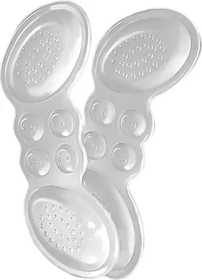 Produktbild von 1 Paar Fersen-Silikon-Pads, rutschfest, verschleißfest, transparent, selbstklebend, sanfte Schmerzlinderung, Fußpflege, Damen und Herren, unsichtbare Fersen-Einlegesohlen-Aufkleber, Schuhzubehör