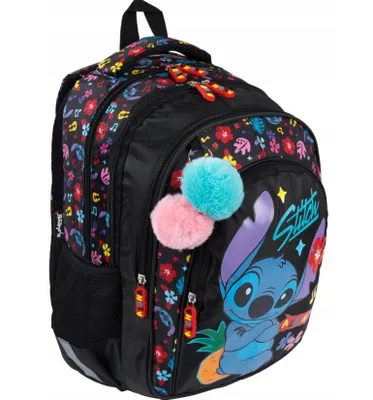 Produktbild von Rucksack Set 5-teiliges Schulset Lilo und Stitch Aloha Schwarz St.Majewski