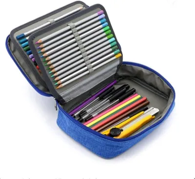 Produktbild von Federtasche mit Griff, große Kapazität, für Schule