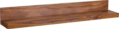 Produktbild von Wandregal MUMBAI Massiv-Holz Sheesham Holzregal 140 cm Landhaus-Stil Hänge-Regal Echt-Holz Wand-Board Natur-Produkt