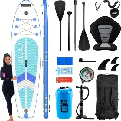 Obrázok produktu pre Paddleboard – Nafukovacia doska SUP s kompletnou súpravou príslušenstva – 320x81x15 cm – nosnosť 160 kg