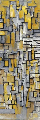 Obrázek produktu pro Piet Mondrian art print obrázek - Tableau No 2, Composition No VII, 1913 (158 x 53 cm)