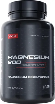 Produktbild von VAST Magnesium 200 (120 vCaps) Unflavoured - Vitamine,  Mineralien & Gesundheit - Mineralien