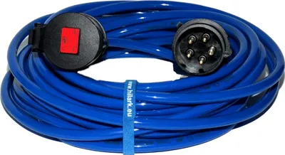 Obrázok produktu pre CEE predlžovací kábel pre silný prúd PUR H07BQ-F 5x2,5 mm IP44 16 A 20 m