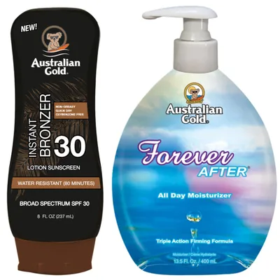 Image de Australian Gold Balm with Bronzer SPF30 + Forever after 400 ml