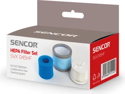 Obrázok produktu pre SENCOR SVX 045HF HEPA Súprava filtrov Náhradná súprava filtrov k SVC 0825WH
