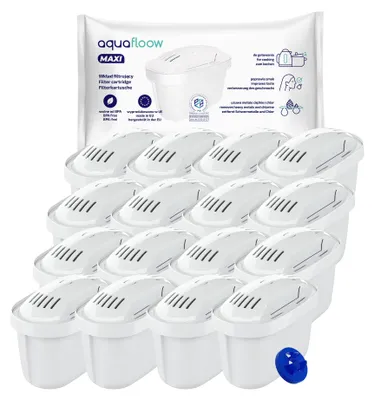 Wasserfilterpatronen 16 Stück – kompatibel mit Brita Maxtra+