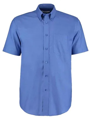 Produktbild von Kustom Kit - Hemd für Herren - Arbeit kurzärmlig LT3924 (48,5cm) (Italienisches Blau)