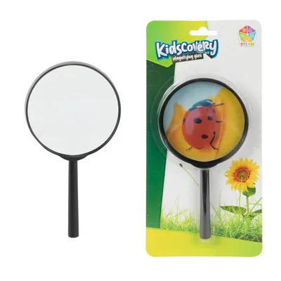 Immagine prodotto di Toi-Toys - KIDSCOVERY - Lente d'ingrandimento (9 cm) Esploratore d'ingrandimento Giocattolo per bambini