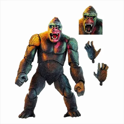 Produktbild von NECA Ultimate King Kong (Illustrated), Actionfigur zum Sammeln, Film & TV-Serien