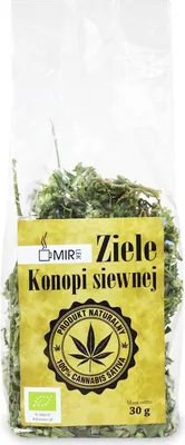 Zdjęcie produktu dla HERBATKA LIŚCIE KONOPI SIEWNEJ30 g - MIR-LEK
