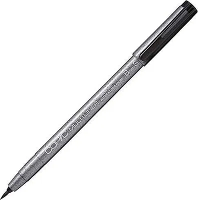 Obrázok produktu pre Copic Multiliner, Čierna, Jemná, Čierna, Kolo, 1 kusov