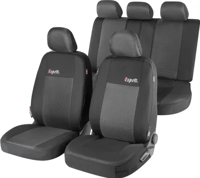 Produktbild von WALSER Auto-Sitzbezug Komplettset Esprit mit Reißverschluss, ZIPP-IT Premium Auto-Schonbezüge für Normalsitze, 2 Vordersitzbezüge, 1 Rücksitzbezug