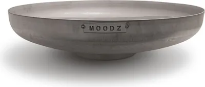 Produktbild von MOODZ Feuerschale 120 cm - Feuerschalen für den Garten - Feuerstelle Outdoor & Feuertonne - Feuerschale mit opt. Grillrost aus hochwertigem Edelsthal - Feuerkorb für den Garten - 120x120x31 cm