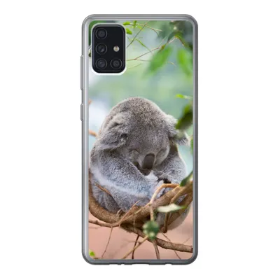 Produktbild von MuchoWow® Handyhülle Schutzhülle Hülle für Samsung Galaxy A52 5G Koala - Zweige - Kinder - Jungen - Mädchen Silikon Softcase Handy Hülle - Umschlag