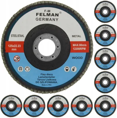 Produktbild von Felman Schleifscheibe Lamellenschleifer 125 mm Körnungs 60