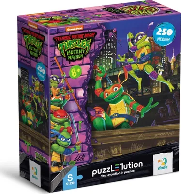 Produktbild von Puzzle Korytnačky Ninja: Donatelo a Michelangelo 250 dielikov