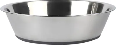 Produktbild von Pettimania Hundenapf aus Edelstahl mit Anti-Rutsch-Silikon