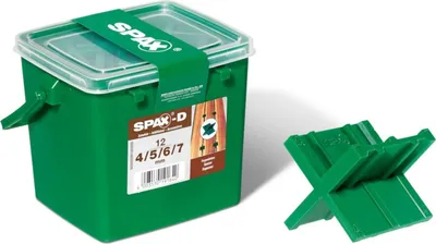 Produktbild von SPAX 5000009186209, 36 Stück(e), Holzfußboden, 4,5,6,7 mm, Grün, Kunststoff