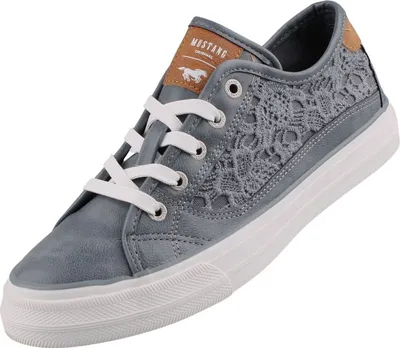 Image de Mustang Dames Faible Sneaker Low Top 1272309 bleu
