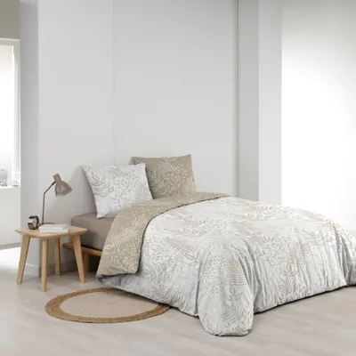 Produktbild von douceur d'Intérieur Cassia Bettwäschegarnitur, 3-teilig (240 x 220 cm), wendbar, 100% Baumwolle