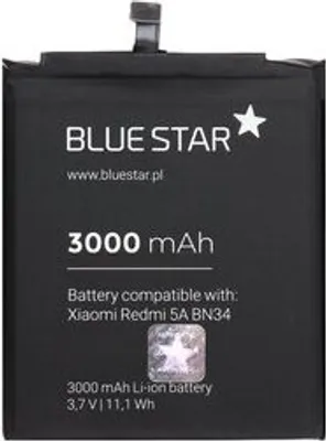 Produktbild von Bluestar Akku Ersatz kompatibel mit Xiaomi Redmi 5A 3000mAh Li-lon Austausch Batterie Accu BN34